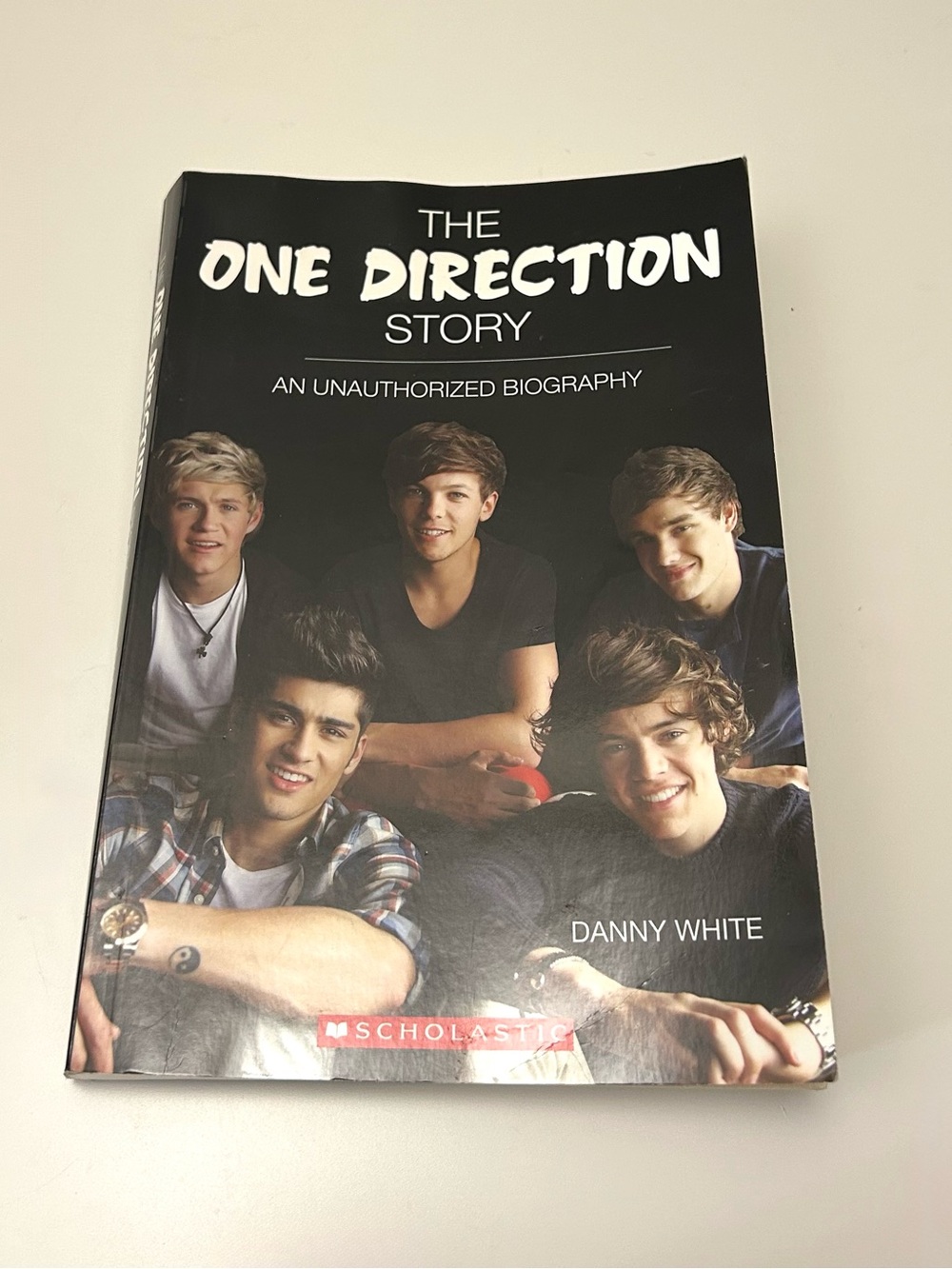 Scholastic One Direction Story - Black Cover with Color Portrait